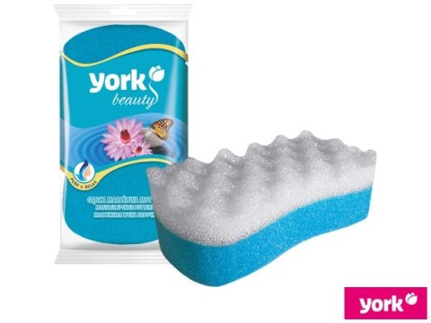 Gąbka masażowa MOTYL – Dwustronna do codziennej pielęgnacji i masażu YORK