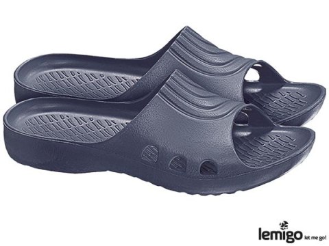 Wygodne Klapki Kąpielowe z Profilowaną Podeszwą - EVA LEMIGO