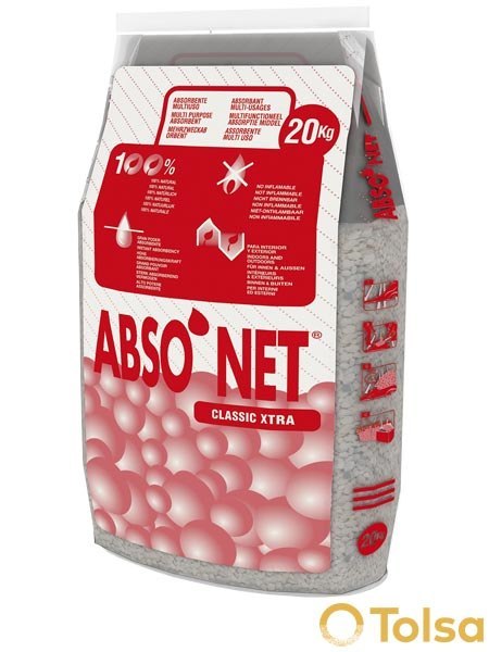 Sorbent Mineralny Sepiolit 20 kg | Granulat 0,3-0,6mm | Do Olejów i Chemii | Niskopylny TOLSA