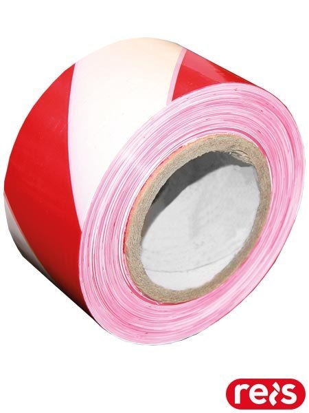 Taśma Ostrzegawcza Biało-Czerwona – Odporna na UV, 100 m, 70 mm REIS