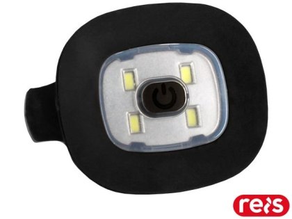Wymienna Latarka LED USB - 3 Tryby do Czapki CZLED REIS