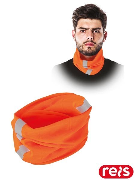 Komin odblaskowy - bezszwowy, elastyczny, do biegania REIS