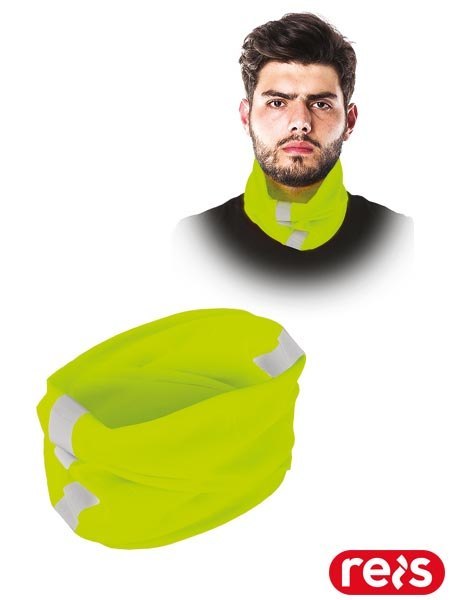 Komin odblaskowy - bezszwowy, elastyczny, do biegania REIS