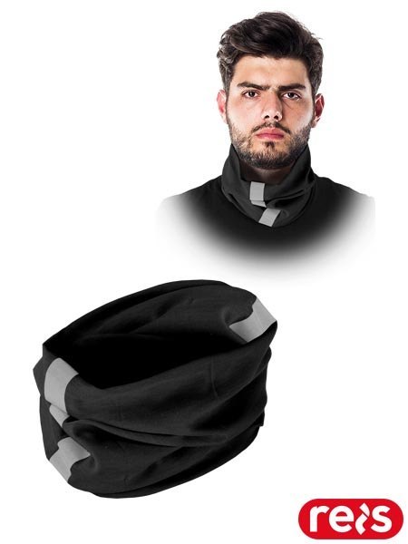 Komin odblaskowy - bezszwowy, elastyczny, do biegania REIS