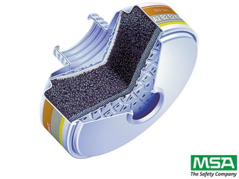 Pochłaniacz 90 ABEK - A2B2E2K1, do masek i półmasek MSA