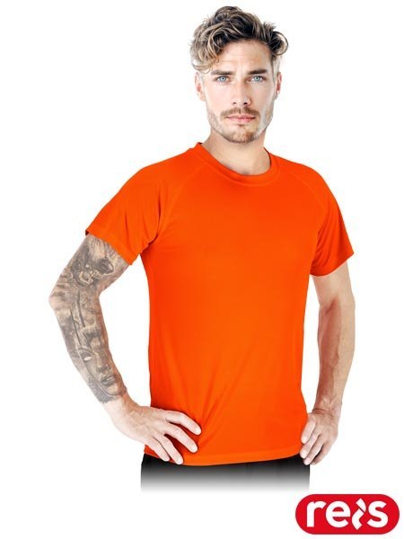 Męski T-shirt Sportowy z Siateczki – 100% Poliester, Idealny pod Nadruk REIS