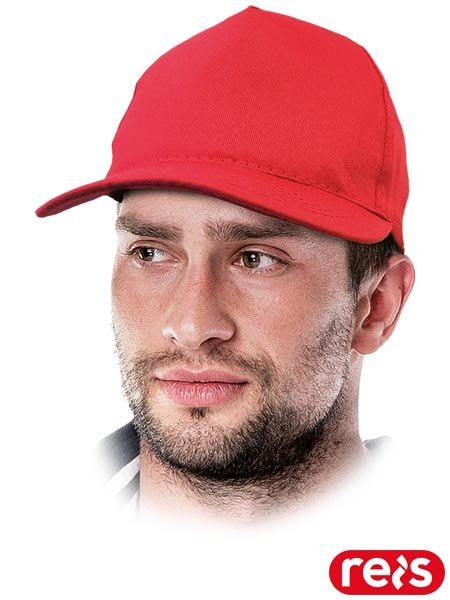 Czapka 5-Panelowa z Daszkiem Regulowana Metalowe Zapięcie Wiele Kolorów REIS