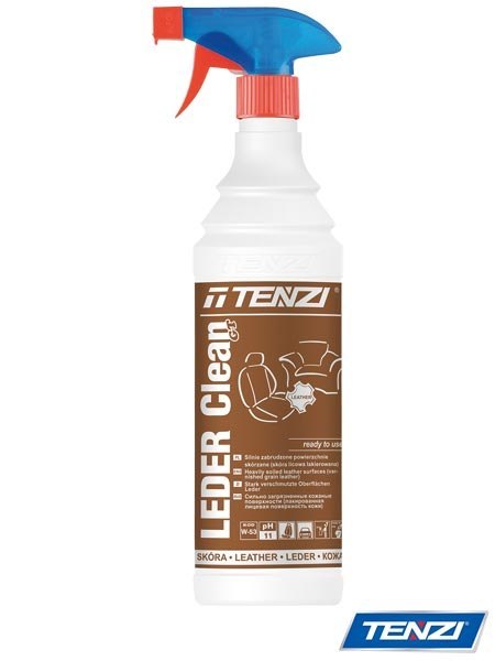 LEDER Clean GT – Płyn do Czyszczenia Skórzanej Tapicerki i Mebli 600 ml TENZI