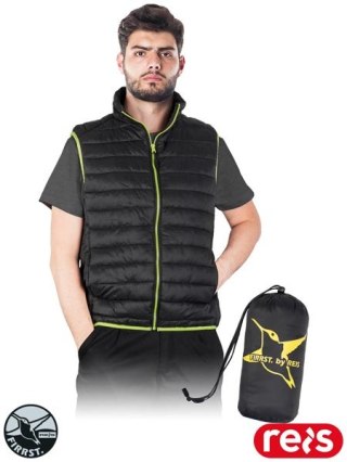 Męski Bezrękawnik Pikowany – Ciepły, Wiatroodporny, Wszechstronny REIS