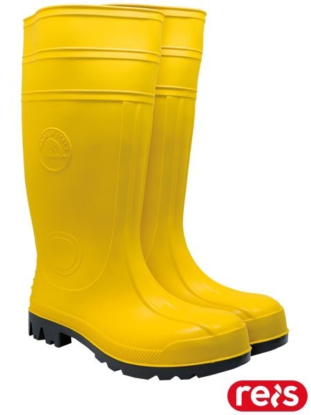 Buty Robocze SAFETY S5 FO – Kalosze z Podnoskiem i Wkładką Antyprzebiciową REIS