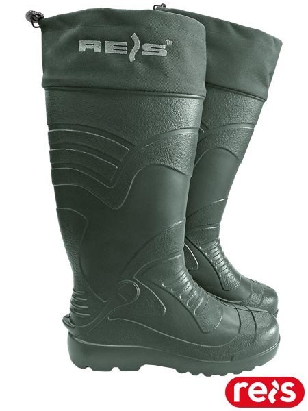 Kalosze ocieplane NECK - tworzywo EVA, wełniany ocieplacz REIS