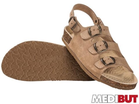 Obuwie Ortopedyczne Zawodowe | Podeszwa Korek | Skóra | Pelota | EN 20347 MEDIBUT