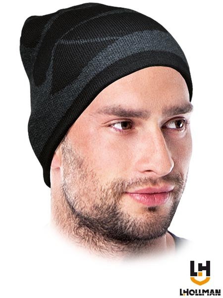 Czapka zimowa - Dzianina akrylowo-bawełniana - Model URBAN L.HOLLMAN