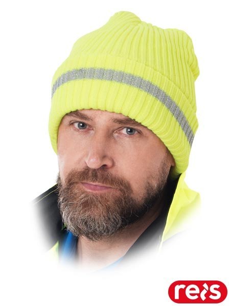 Czapka Zimowa Thinsulate ze Srebrną Nicią – Ciepło i Styl dla Drogowców REIS