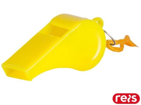 Gwizdek plastikowy z polipropylenu ze sznurkiem – lekki i wytrzymały REIS