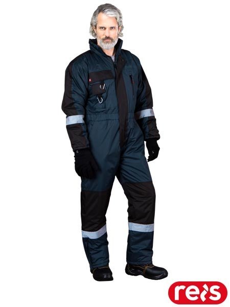 Kombinezon roboczy zimowy - wiatro- i wodoodporny, 7 kieszeni REIS