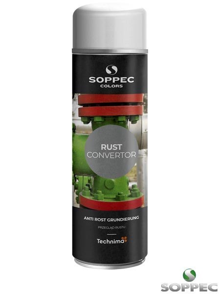 Konwertor rdzy 2w1 – stabilizator rdzy i podkład ochronny do metalu SOPPEC
