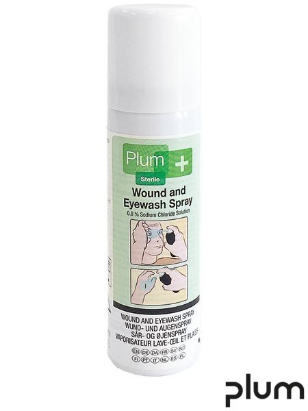 Sól Fizjologiczna w Sprayu do Oczu i Ran Łatwy w Użyciu 50ml PLUM