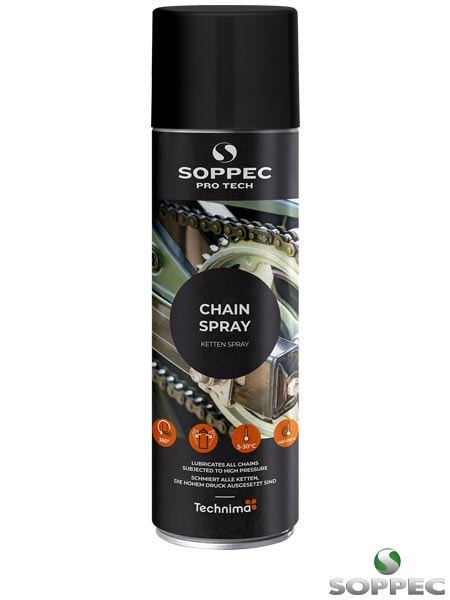 Smar do Łańcuchów w Sprayu – Wysoka Wydajność od -40°C do +200°C SOPPEC