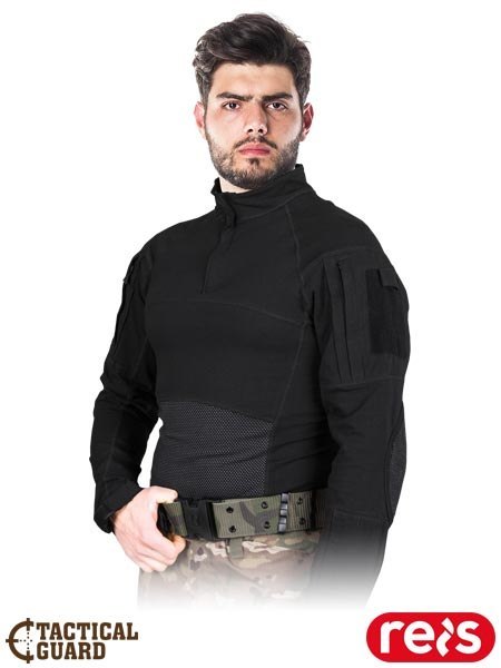 Koszulka taktyczna z zamkiem - Elastyczna, z kieszeniami REIS