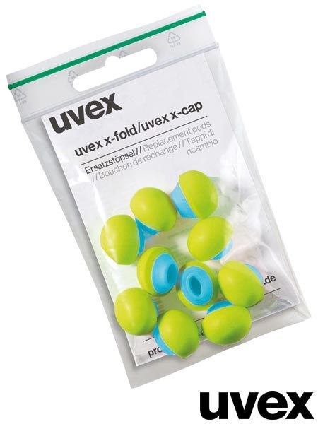 Wymienne Zatyczki do Uszu UX-XCAP, 60 Par, SNR=24 dB UVEX