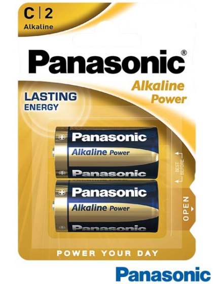 Baterie Alkaliczne PANASONIC Alkaline Power LR14/C - (2szt.) PANASONIC