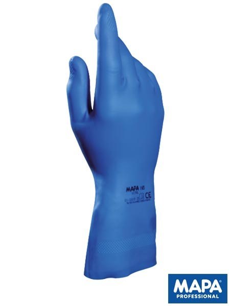 Rękawice Lateksowe VITAL 165 – Flokowane, Dopuszczone do Kontaktu z Żywnością MAPA