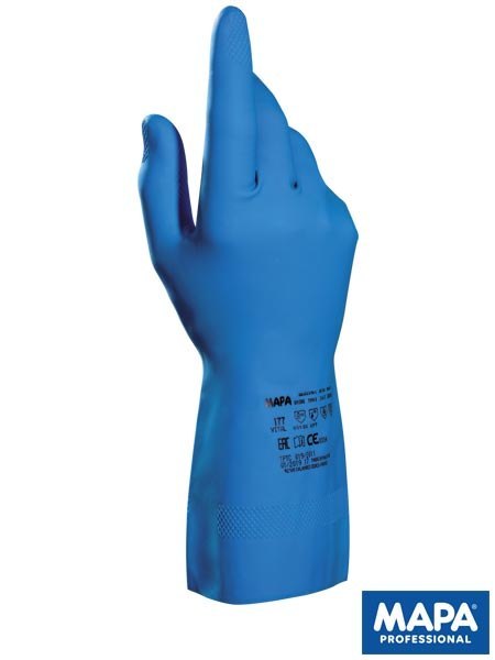 Rękawice Lateksowe VITAL 177 – Dopuszczone do Żywności, Tłoczony Chwyt, Grubość 0,40 mm MAPA