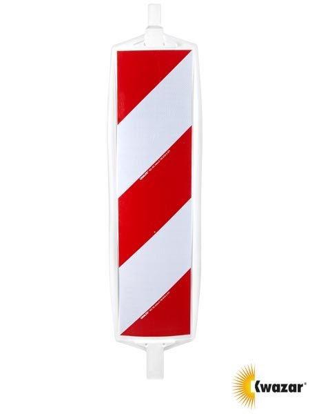 Tablica Kierująca U-21 z Tworzywa HDPE – 130 cm, z Czopem na Lampę KWAZAR