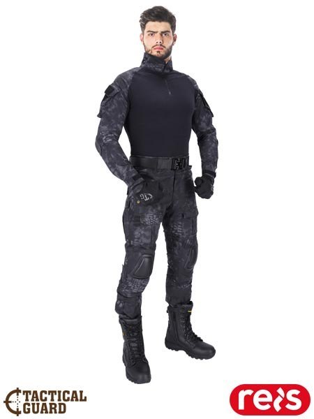 Ubranie ochronne Tactical Guard – bluza i spodnie z ochraniaczami EVA, survival, outdoor, ochrona REIS