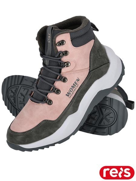 Buty damskie PICCOLA – Lekkie trekkingowe trzewiki z PU/Oxford, na co dzień i w góry REIS