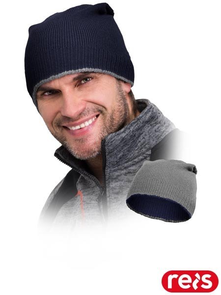 Dwustronna Czapka Akrylowa ze Ściągaczem – Ciepło i Dwa Style na Chłodne Dni REIS