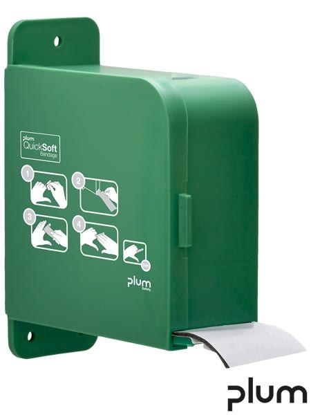 QuickSoft – Bezlateksowy Bandaż z Dozownikiem do Ochrony Palców i Stawów PLUM