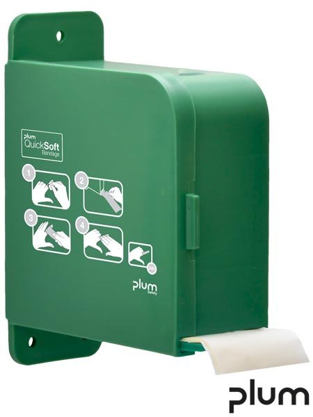 QuickSoft – Bezlateksowy Bandaż z Dozownikiem do Ochrony Palców i Stawów PLUM