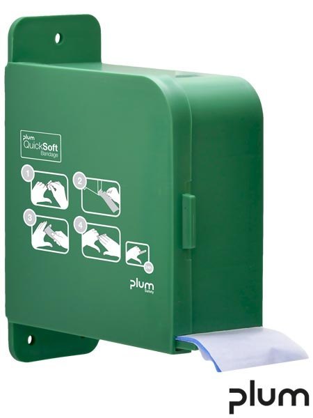 QuickSoft – Bezlateksowy Bandaż z Dozownikiem do Ochrony Palców i Stawów PLUM