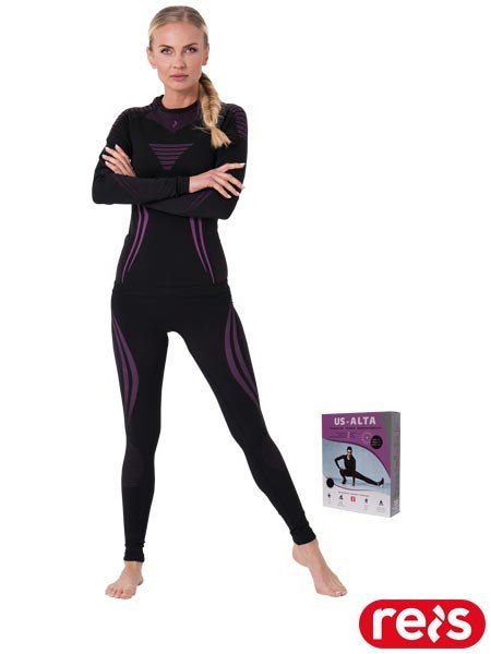 Komplet termoaktywny damski - koszulka i legginsy REIS