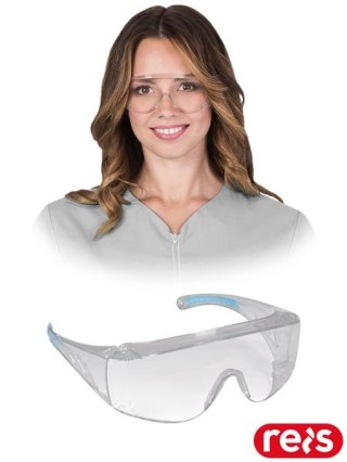 Okulary Ochronne Przeciwodpryskowe FT | Klasa 1 | TPR | Filtr UV REIS