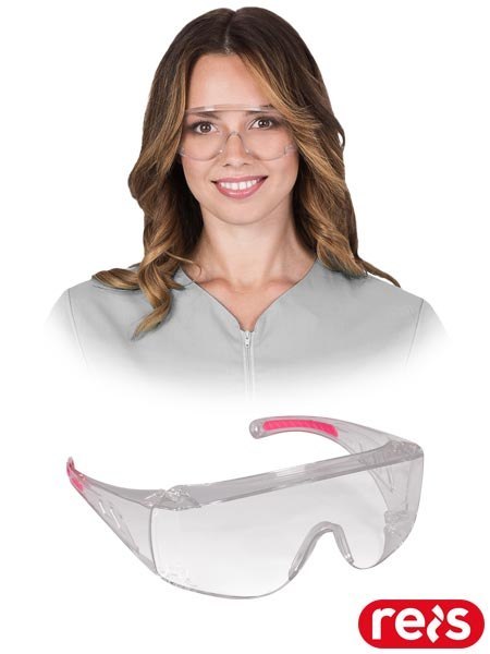 Okulary Ochronne Przeciwodpryskowe FT | Klasa 1 | TPR | Filtr UV REIS