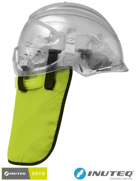 Suchy Kołnierz Chłodzący na Kark - Łatwy Montaż na Hełmie INUTEQ