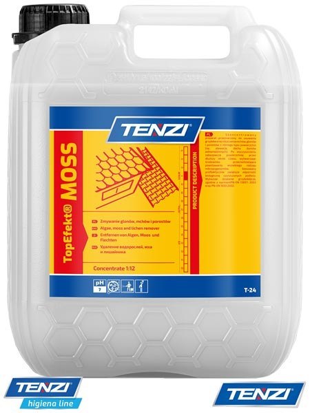 TopEfect MOSS – Koncentrat do Usuwania Mchu i Glonów z Elewacji i Dachów TENZI