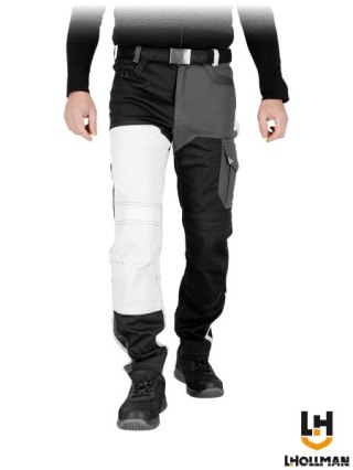 Spodnie ZEBRA - Męskie, elastyczne, z licznymi kieszeniami i regulacją L.HOLLMAN