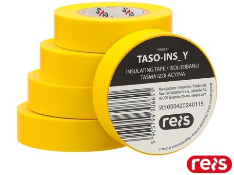 Taśma Izolacyjna Samoprzylepna z PVC – Do Izolowania, Mocowania i Oznaczania Przewodów REIS