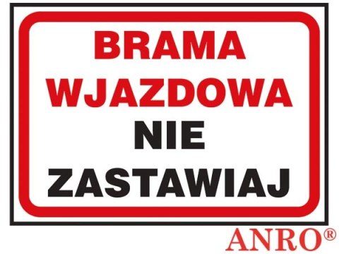 ZNAK BEZPIECZEŃSTWA ANRO