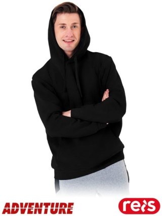 Bluza Męska KANGU – Dresowa, z Kapturem i Kieszenią Kangurką REIS