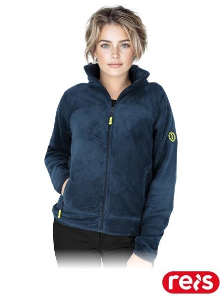 Bluza Ochronna Damska Polar Coral 290g | Stójka, Suwak | Ciepła, Miękka | Kieszenie REIS