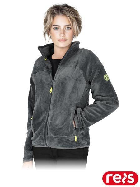 Bluza Ochronna Damska Polar Coral 290g | Stójka, Suwak | Ciepła, Miękka | Kieszenie REIS