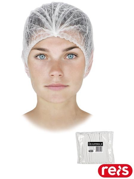 Czepek Higieniczny Jednorazowy Clip – Przewiewny i Wygodny (100 szt.) REIS