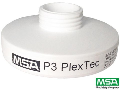 Filtr cząsteczkowy PlexTec P3 R - wielokrotnego użytku, wysoka ochrona MSA