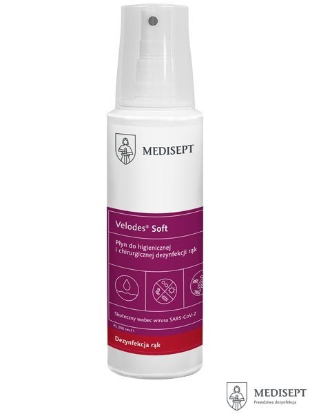 Velodes® Soft – Płyn do Dezynfekcji Rąk z Gliceryną, Przebadany Dermatologicznie MEDISEPT
