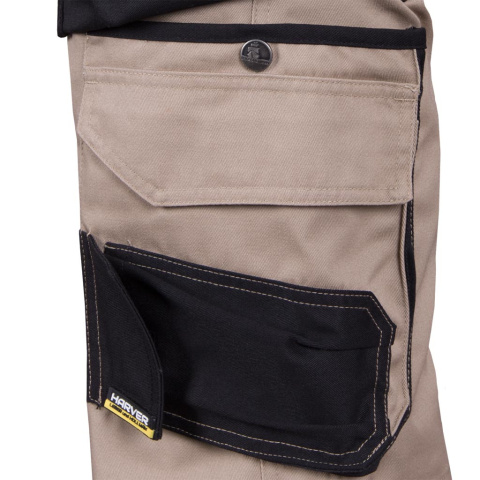 Krótkie spodnie robocze HARVER - Idealne do prac letnich, wygodne i trwałe L.HOLLMAN